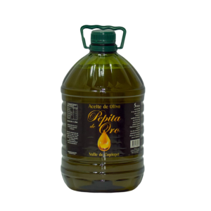Aceite de Oliva extra Virgen, Pepita de Oro bidón 5 litros